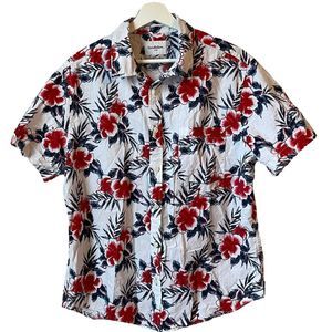 Goodfellow Hawaiian Print Shirt Size Large